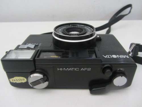 **Minolta Hi-Matic AF 2**-35mm Film Camera...Shutter Fires-Flash Not firing