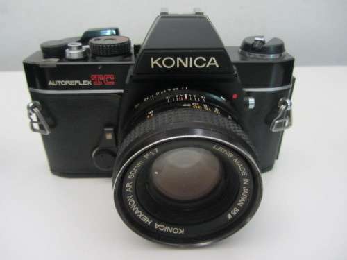 **Konica Autoflex TC** 35mm Camera..Including Three Konica Hexanon Lenses..Plus Soligor Zoom/Macro.