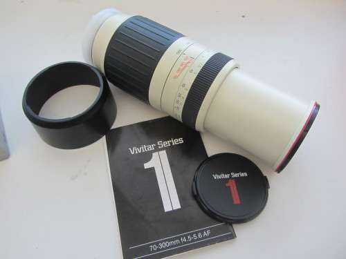**Vivitar Series i**70-300mm f/4.5-5.6 Auto Focus For Minolta/Sony 35mm Camera-Alpha Mount