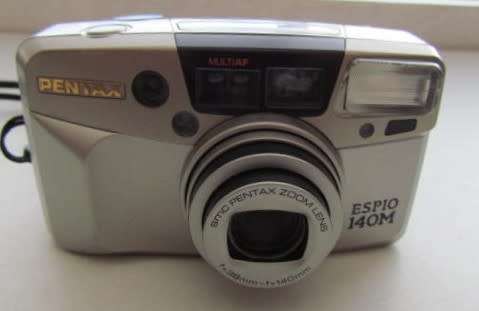 **Pentax Espio 140M**Working-Flash Working-LCD Display not showing..Incl Instruction Book