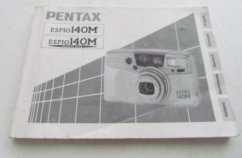 **Pentax Espio 140M**Working-Flash Working-LCD Display not showing..Incl Instruction Book