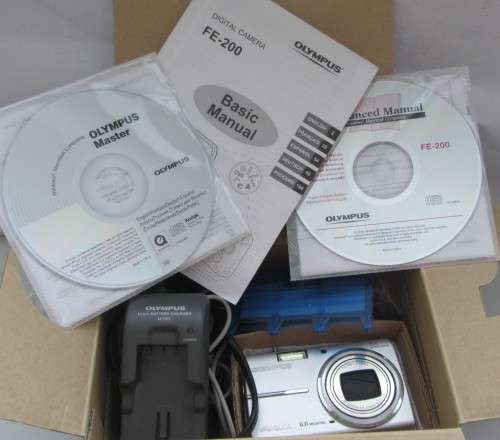 Olympus FE-200 Digital Compact Camera-Excellent Condition-Boxed.