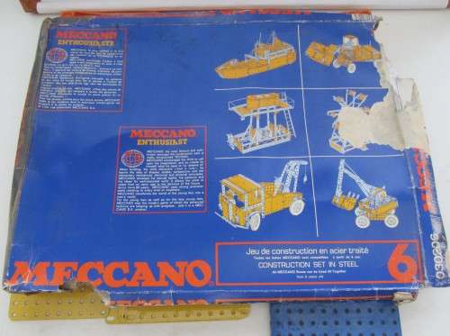 Meccano-Combo-As per Photos-Not Original Parts For Holder-Motor Not Tested.-Parts-Age Wear