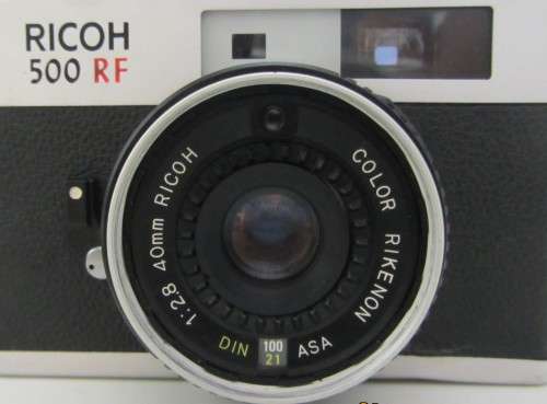 Ricoh 500 RF-35mm  Camera Ricoh Rikenon 2.8 40mm Lens-Working.