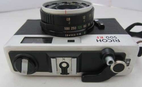 Ricoh 500 RF-35mm  Camera Ricoh Rikenon 2.8 40mm Lens-Working.