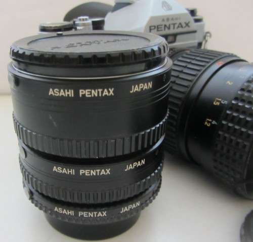 Pentax KX-SM Pentax-M Zoom 2,8-4.40-80mm Lens-Plus Pentax Extensions-Lens Clean-Shutter Fires Smooth