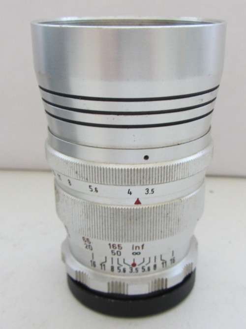 Zenit 3 M 35mm Camera-USSR-Helio S-44 Lens-Clean Incl Enna-Munchen Tele-Ennalyt f3.5 13.5cm Lens-