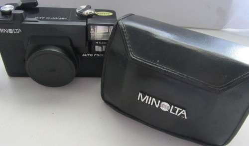 Minolta Hi-Matic Auto Focus Minolta 28mm f2.8 Lens-Working-Looking in Good Condition