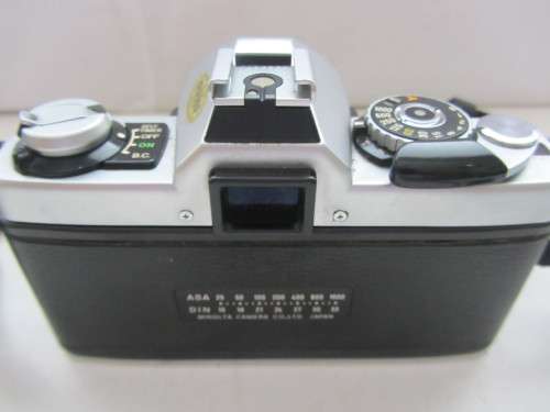 Minolta XG-1 S.L.R. Camera-Minolta MD 45mm 1:2 Lens(clean) Working-Looking in very Good Condition.