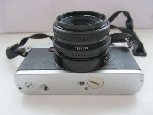 Minolta XG-1 S.L.R. Camera-Minolta MD 45mm 1:2 Lens(clean) Working-Looking in very Good Condition.
