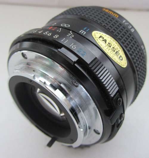 Kiron 28mm f/2.8 MC Lens For Minolta XG-Funges Front Lens