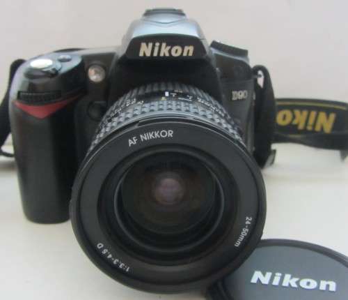 Nikon D 90 Digital Camera-Nikon 24-50mm 1:3.3-4.5 D Lens-Incl Charger incl Three batteries Cables