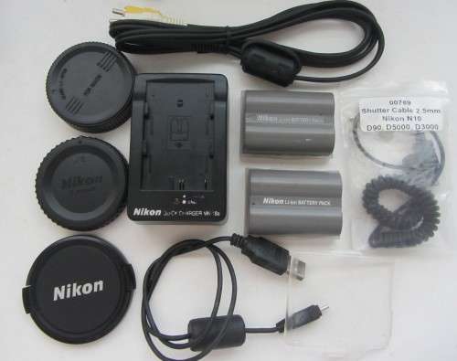 Nikon D 90 Digital Camera-Nikon 24-50mm 1:3.3-4.5 D Lens-Incl Charger incl Three batteries Cables