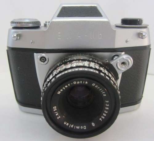 Exa 11b IHagee Dresden-Meyer Optik Gorlitz Domiplan 2.8/50 Lens(lens Clean)