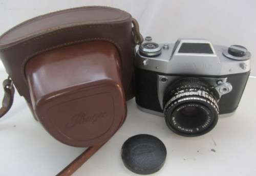 Exa 11b IHagee Dresden-Meyer Optik Gorlitz Domiplan 2.8/50 Lens(lens Clean)