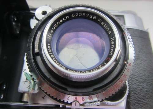 Kodak Retina iii c CameraSchneider-Kreuznach Retina-Xenon 1:2.0/50mm Lens