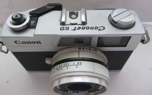 Camon Canonet 28 35mm Rangefinder Camera 40mm 1:2.8 Canon Lens Plus Hiroxer Tele Distance+Wide Angle