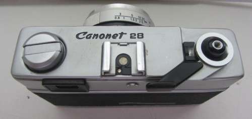Camon Canonet 28 35mm Rangefinder Camera 40mm 1:2.8 Canon Lens Plus Hiroxer Tele Distance+Wide Angle