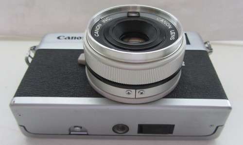 Camon Canonet 28 35mm Rangefinder Camera 40mm 1:2.8 Canon Lens Plus Hiroxer Tele Distance+Wide Angle