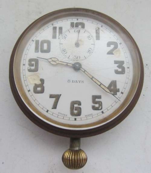 Swiss Made 8 Days Pocket Watch-65mm Across.