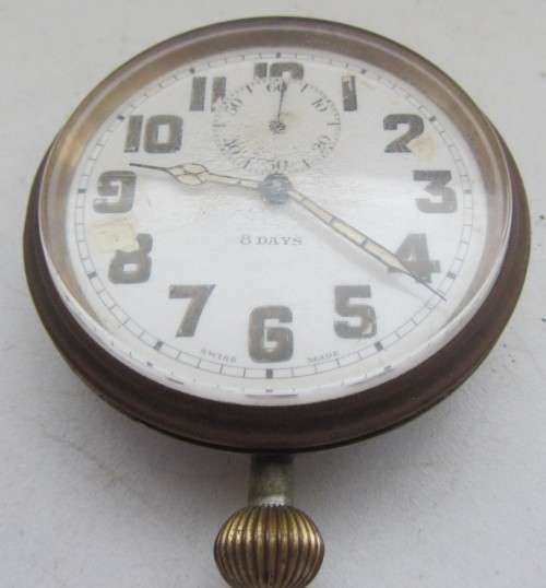 Swiss Made 8 Days Pocket Watch-65mm Across.