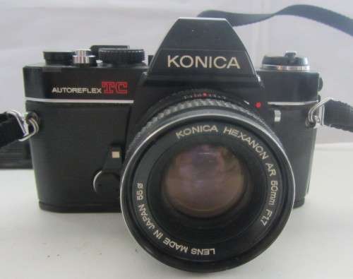 Konica Autoflex TC-Konica Hexanon AR 40mm E1.8 Lens-Winder Stuck-Lens Some Cleaning