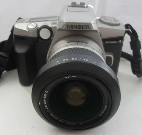 Minolta Dynax 4 S.L.R. Minolta  AF 28-80mm 1:3.5(22)-5.6 Lens-Excellent Condition