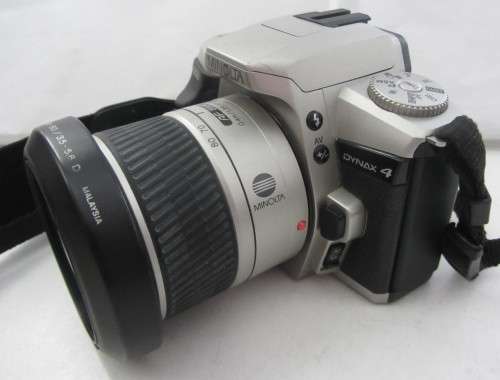 Minolta Dynax 4 S.L.R. Minolta  AF 28-80mm 1:3.5(22)-5.6 Lens-Excellent Condition