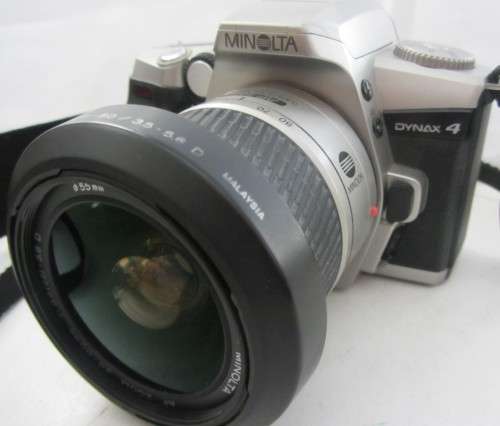 Minolta Dynax 4 S.L.R. Minolta  AF 28-80mm 1:3.5(22)-5.6 Lens-Excellent Condition