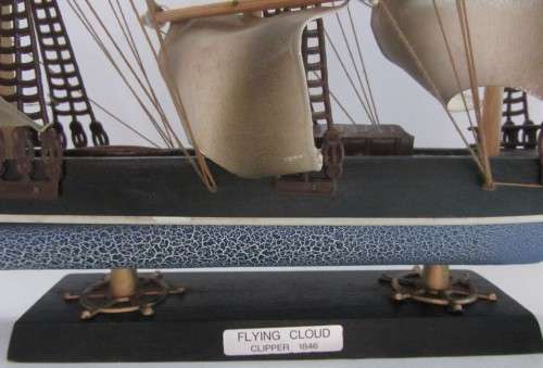 Model Sailing Boat-Flying Cloud Clipper 1846 Total Length-41cm-Hight-38cm