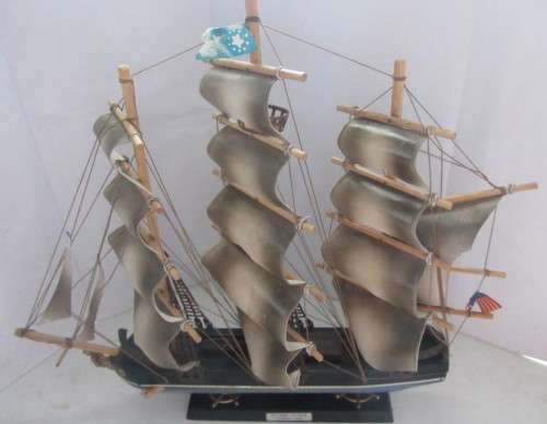 Model Sailing Boat-Flying Cloud Clipper 1846 Total Length-41cm-Hight-38cm