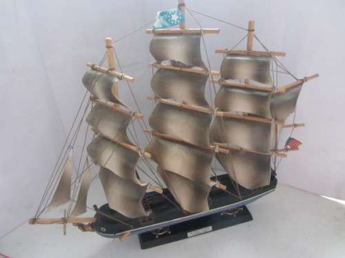 Model Sailing Boat-Flying Cloud Clipper 1846 Total Length-41cm-Hight-38cm