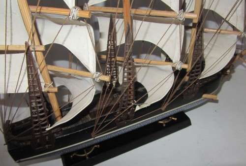 Model Sailing Boat-Flying Cloud Clipper 1846 Total Length-41cm-Hight-38cm
