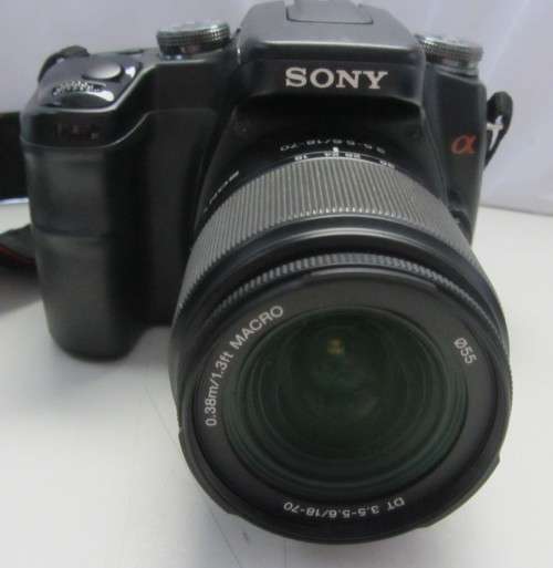 Sony Alpha A-100 Digital Camera-Sony Macro DT 3.5-5.6/18-70 Lens.