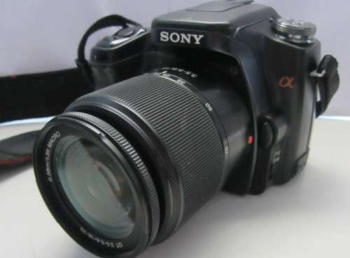 Sony Alpha A-100 Digital Camera-Sony Macro DT 3.5-5.6/18-70 Lens.