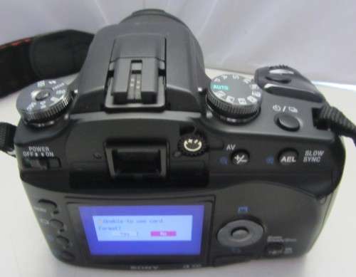 Sony Alpha A-100 Digital Camera-Sony Macro DT 3.5-5.6/18-70 Lens.