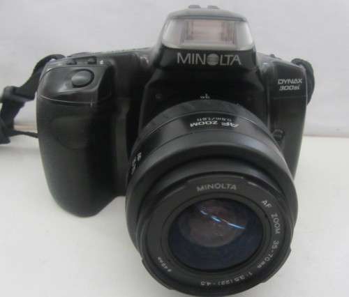 Minolta Dynax 300i-Minolta AF Zoom 35-70mm 1:3.5(22)-4.5 Lens(clean)