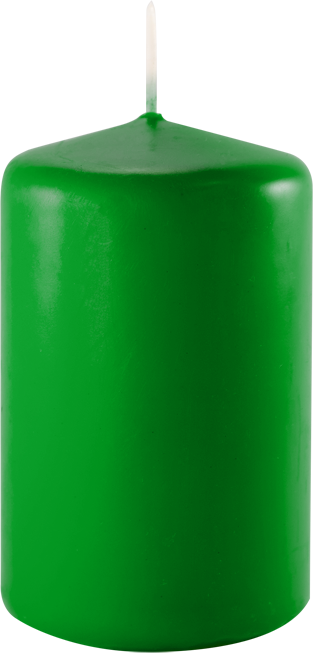 Pillar Candle Green