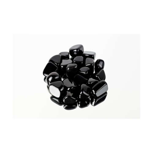 Polished Black Obsidian Tumbled Stones 100g