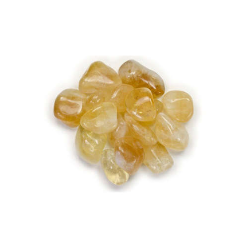 Polished Citrine Tumbled Stones 100g