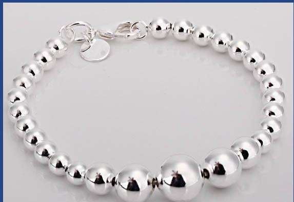 Sterling Silver Ball Bracelet