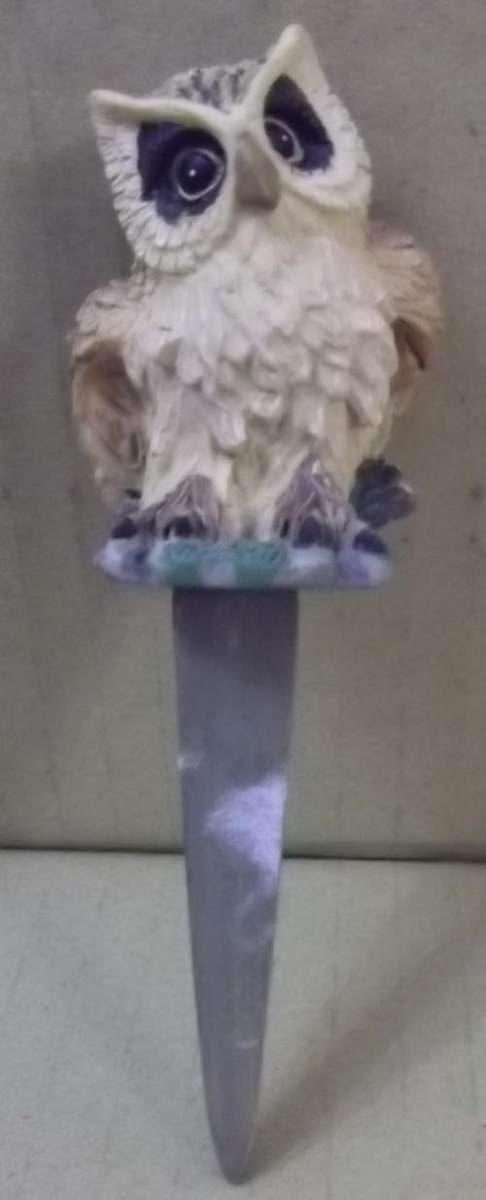 Ceramic Owl Potplant Ornament