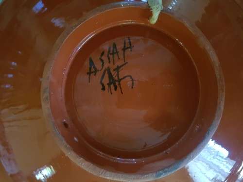 Moroccan Hand painted clay bowl