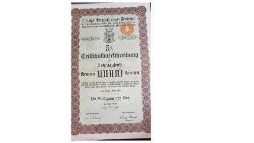 Antique document 1921