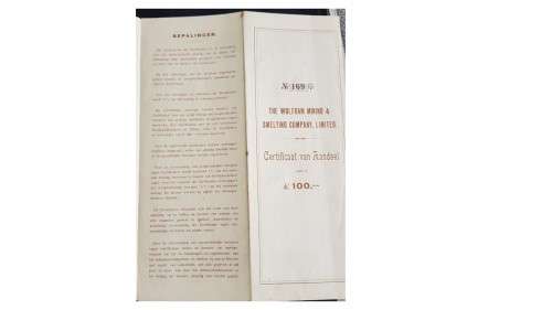 Antique British/Amsterdam document 1925