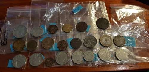 94 French coins high value