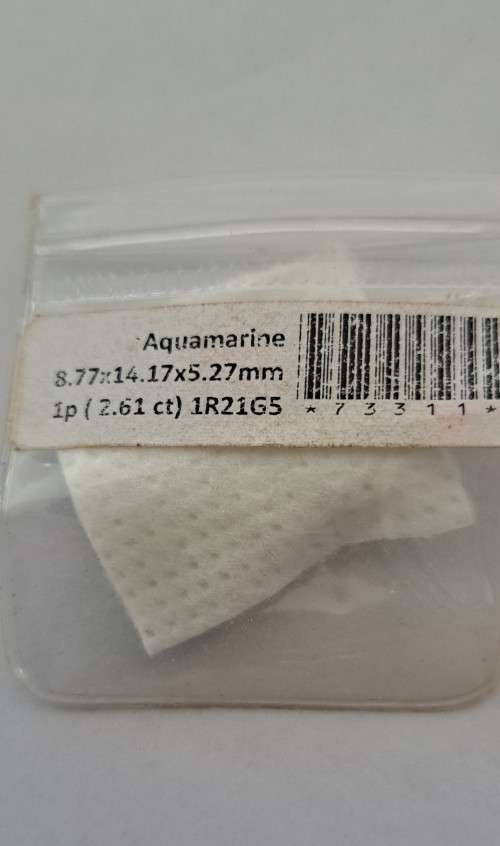 Aquamarine Scalene Triangle - 2.61 ct