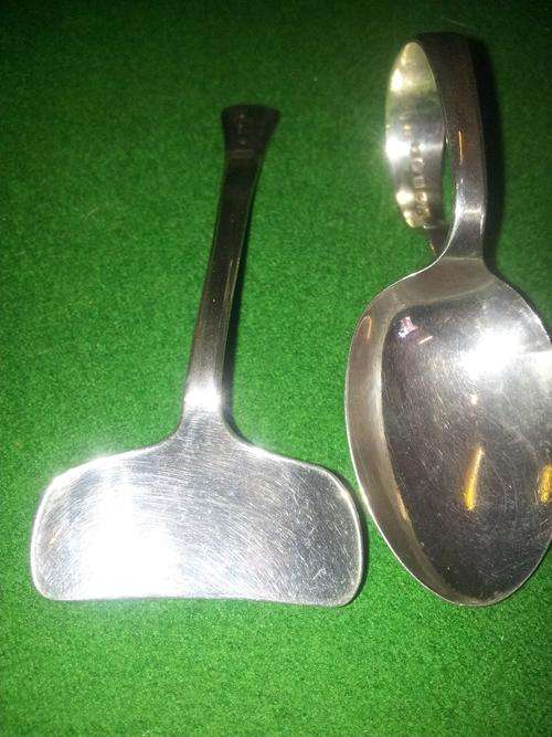 Hallmark Birmingham Silver baby feeding set with spoon & pusher