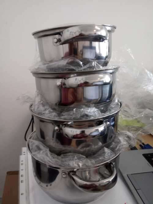 8 Piece Stainless Steel Cookware Set