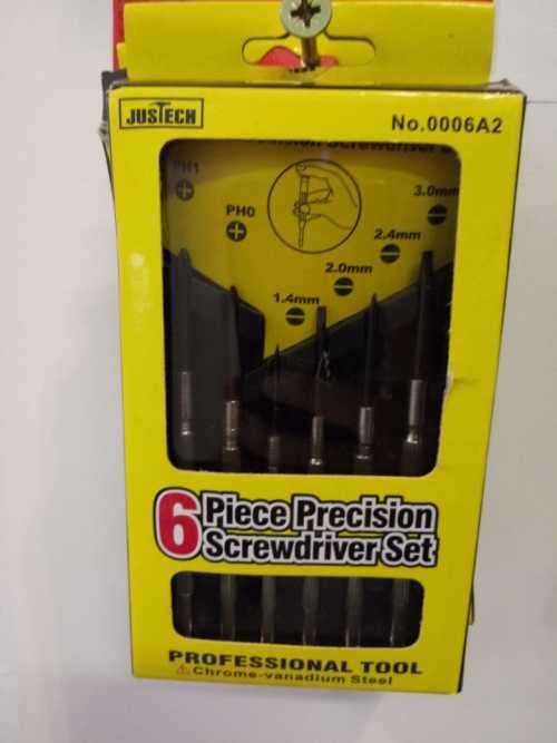 Justtech 6-Piece Precision Screwdriver Set